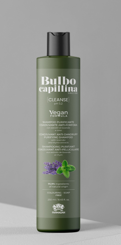 Farmagan BulboCapillina Cleanse Coadjuvant Anti-Dandruff Purifying Vegan Shampoo 250 ml
