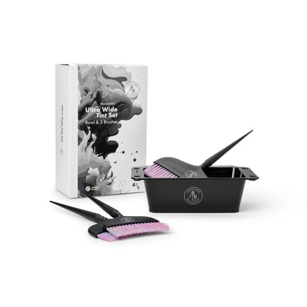 V&auml;rj&auml;yskulho+3 sivellint&auml;-setti.